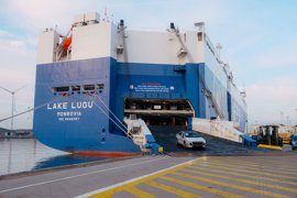 Mazda6e Port of Antwerp